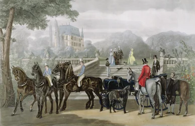 La partenza, inciso da R. Woodman